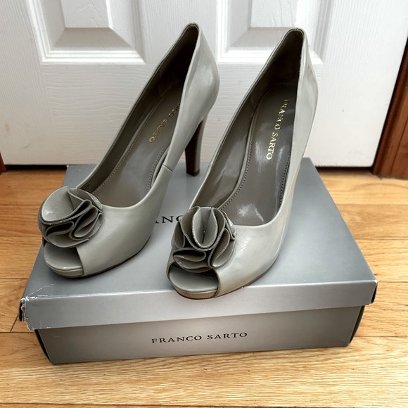 Franco Sarto Open Toe Pumps - Picture 1 of 6
